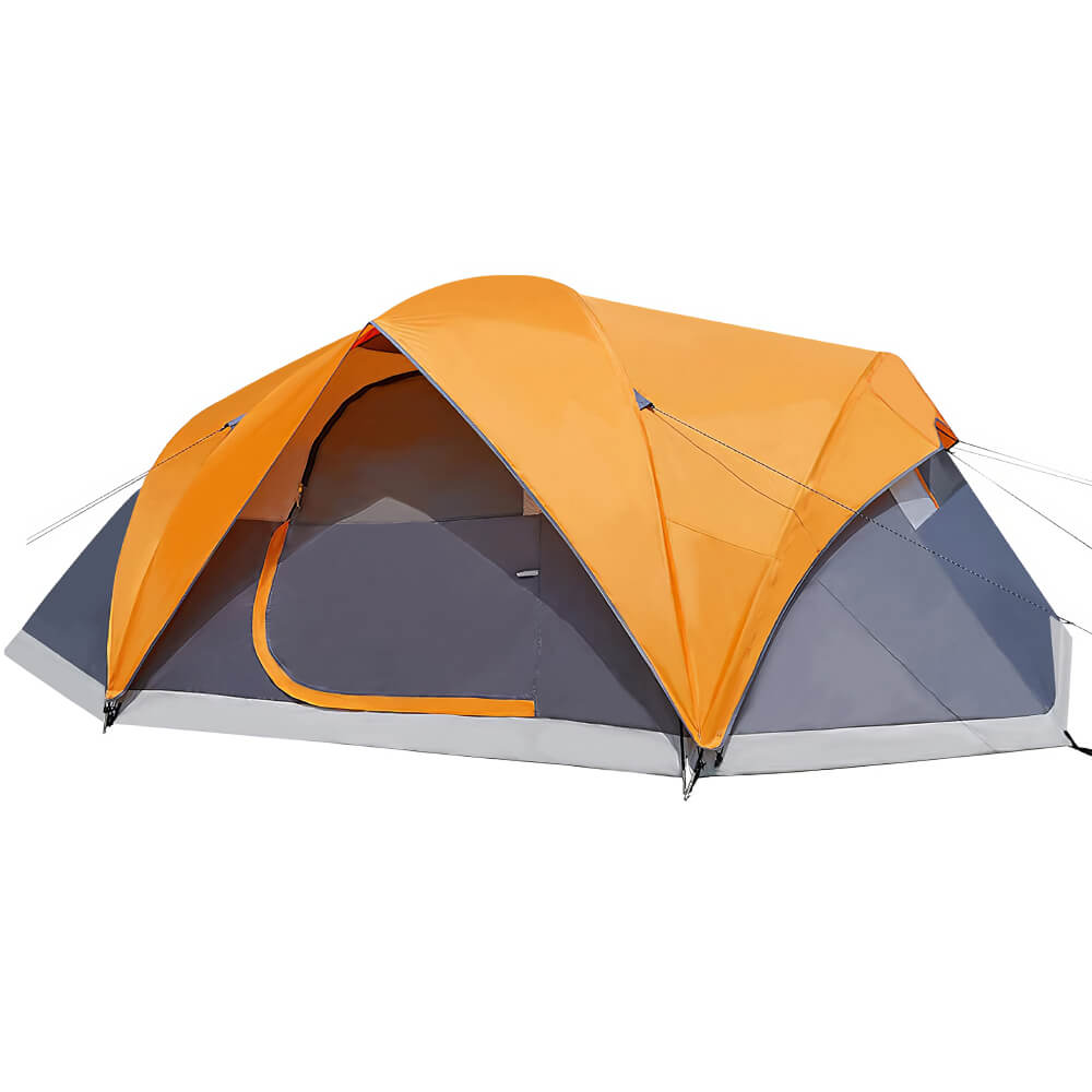 Four Person Dome Camping Tent with Removable Rainfly and Carry Bag
